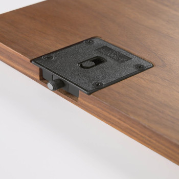 Carolin Bücherregal in Walnussfurnier 130 x 169 cm