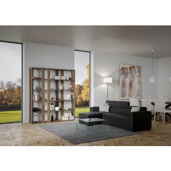 Kato Bücherregal - Komposition E Kato 6R 8 lange Streifen Weiße Esche