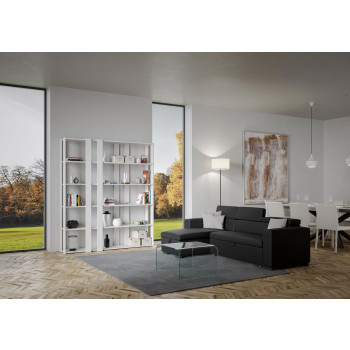 Kato Bücherregal - Komposition E Kato 6R 8 lange Streifen Weiße Esche