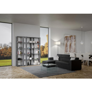 Kato Bücherregal - Komposition E Kato 6R 8 lange Streifen Weiße Esche