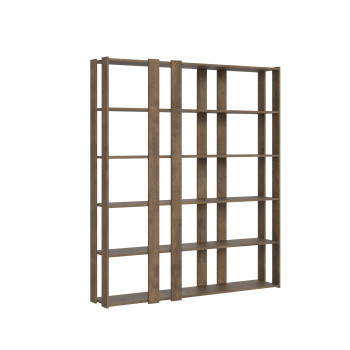 Kato Bücherregal - Komposition E Kato 6R 8 lange Streifen Weiße Esche