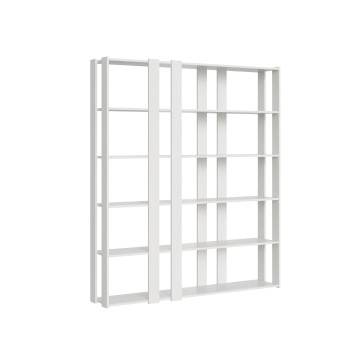 Kato Bücherregal - Komposition E Kato 6R 8 lange Streifen Weiße Esche