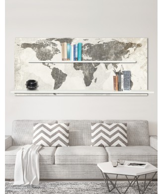 VINTAGE PLANISFERO Bücherregal P4724 PINTDECOR