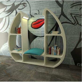 BÜCHERREGAL SHELLEY IN ADAMANTX ZAD