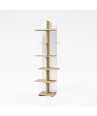 Step transparentes Glas-Bücherregal 0/79 PEZZANI