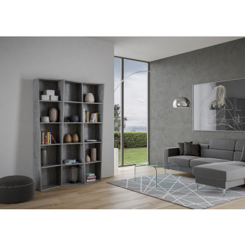 Trek-Bücherregal – 3-Element-Trek-Bücherregal in Esche weiß