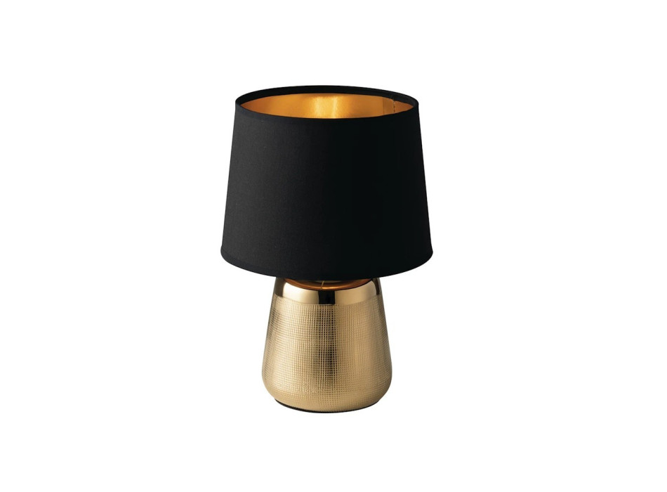 ECSTASY GOLD/SCHWARZE LAMPE 1XE14 17X29CM