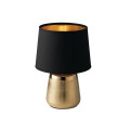ECSTASY GOLD/SCHWARZE LAMPE 1XE14 17X29CM