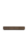 Helvine TV-Schrank mit 4 Schubladen, Eschenfurnier mit Walnuss-Finish, 200 x 30 cm, FSC 100 %