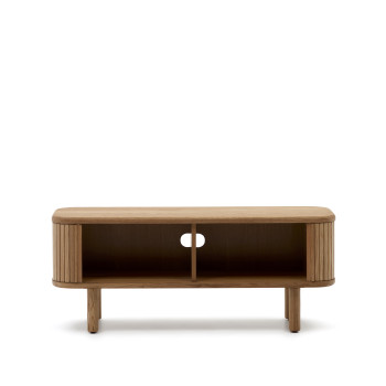 Mailen 2-türiger TV-Schrank in Eschenfurnier mit Finish