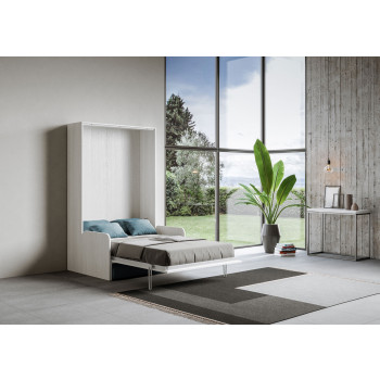 Mod. Kentaro French 140 mit Sofa - Klappbett Kentaro 140 mit Sofa in Esche weiß, hellblau