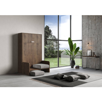 Mod. Kentaro French 140 mit Sofa - Klappbett Kentaro 140 mit Sofa in Esche weiß, grau