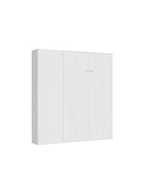 Mod. Kentaro Francese 140 - Klappbett Kentaro 140, französisches Doppelbett mit Säule aus weißer Esche