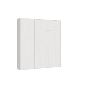 Mod. Kentaro Francese 140 - Klappbett Kentaro 140, französisches Doppelbett mit Säule aus weißer Esche