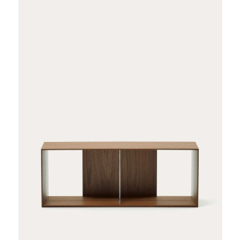 Litto kleines furniertes Bücherregalmodul 101 x 38 cm