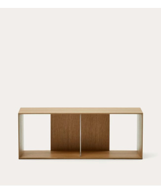 Litto kleines furniertes Bücherregalmodul 101 x 38 cm