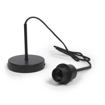 Fulvia Deckenleuchtenrahmen aus Metall mit schwarzem Finish