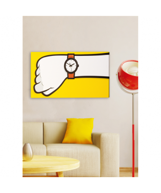 Uhr WAS UHRZEIT IST G1728 PINTDECOR