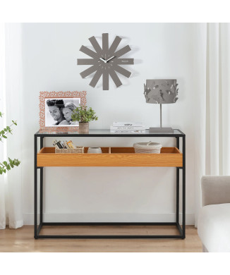 LOVE Arts and Crafts Designer Wanduhr