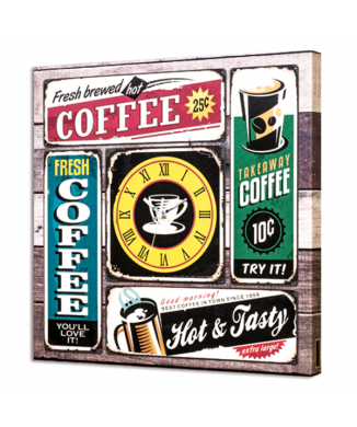 HEISSER KAFFEE Uhr G3558 PINTDECOR