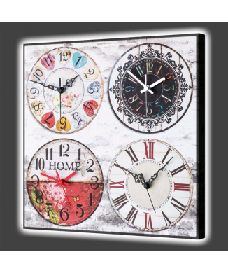 LUMINOUS Uhr ROMANTIC TIME GL3522 PINTDECOR