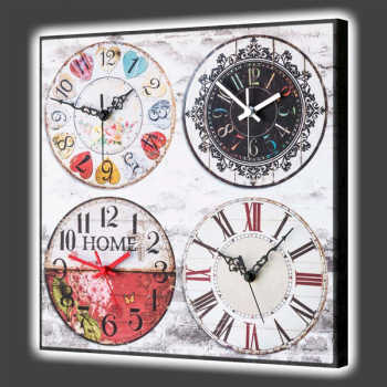 LUMINOUS Uhr ROMANTIC TIME GL3522 PINTDECOR