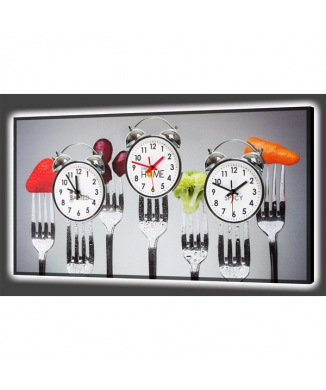 LEUCHTENDE Uhr YOU EAT GL3538 PINTDECOR