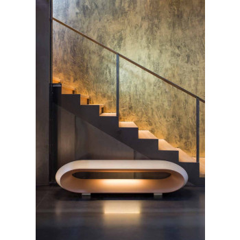 LOOP BANK MIT LED-LICHT SERRALUNGA