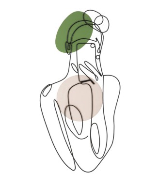 WANDPANEEL IN DAME-FARBE