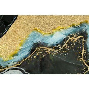 GLASPANEEL MIT DUNKELEM RAHMEN