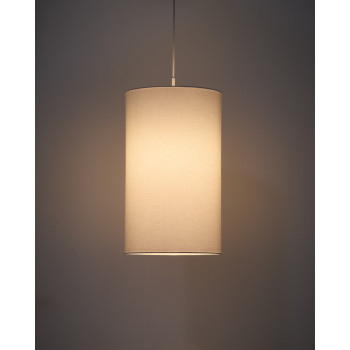 Niani Deckenlampenschirm aus elfenbeinfarbener Baumwolle, Ø 30 cm