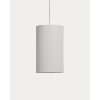 Niani Deckenlampenschirm aus elfenbeinfarbener Baumwolle, Ø 30 cm
