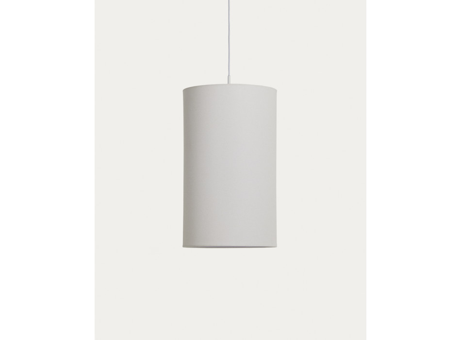 Niani Deckenlampenschirm aus elfenbeinfarbener Baumwolle, Ø 30 cm