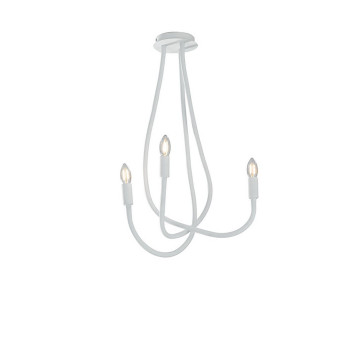 LOVER WHITE Deckenleuchte 3xE14 15x15x100cm