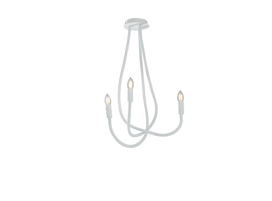 LOVER WHITE Deckenleuchte 3xE14 15x15x100cm