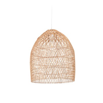 Domitila Rattan-Deckenleuchte mit natürlichem Finish, Ø 44 cm