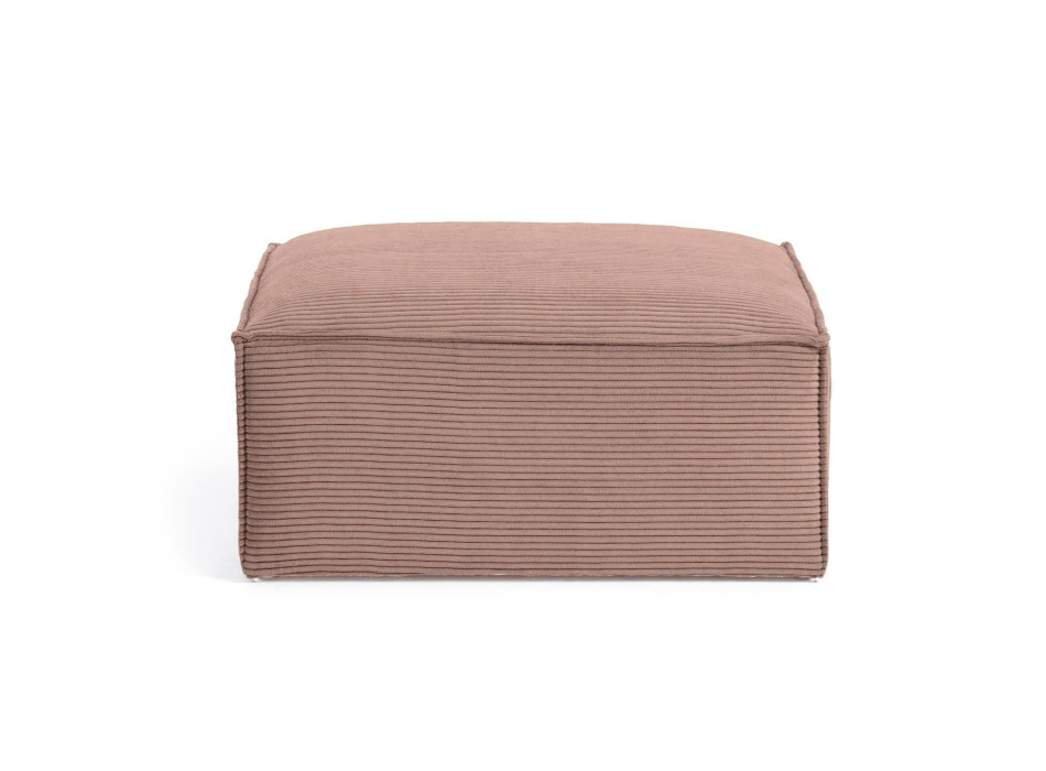 Poggiapiedi Blok in velluto a coste