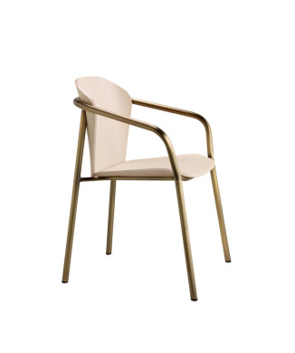 Sessel FINN METAL WOOD ART - SCAB