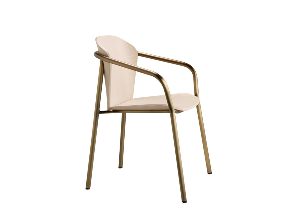 Sessel FINN METAL WOOD ART - SCAB