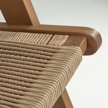 Geralda Sessel aus Akazienholz mit dunklem Finish FSC 100%