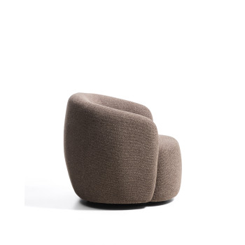 Odenia Drehsessel aus Mikro-Bouclé