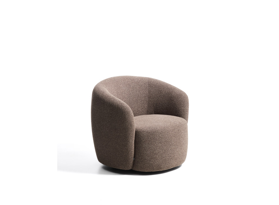 Odenia Drehsessel aus Mikro-Bouclé
