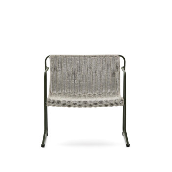 Stapelbarer Sessel Maurina aus verzinktem Stahl