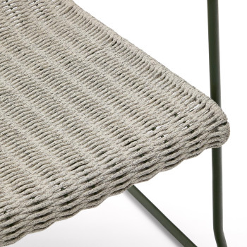 Stapelbarer Sessel Maurina aus verzinktem Stahl