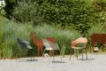 Sessel LADY B mit lackiertem Gestell - SCAB