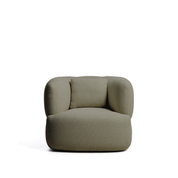 Martina-Sessel mit Chenille-Kissen