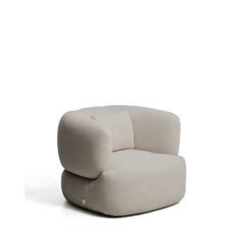 Martina-Sessel mit Chenille-Kissen