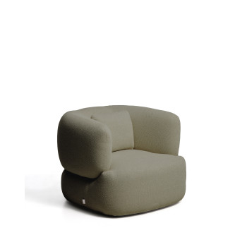 Martina-Sessel mit Chenille-Kissen
