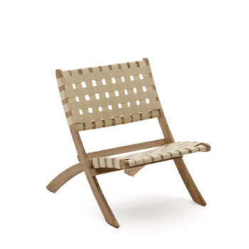 Chabeli Klappsessel aus Akazienholz und Seil
