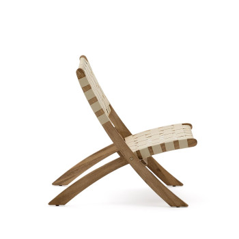 Chabeli Klappsessel aus Akazienholz und Seil